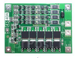 Схема подключения платы bms 4s 40a