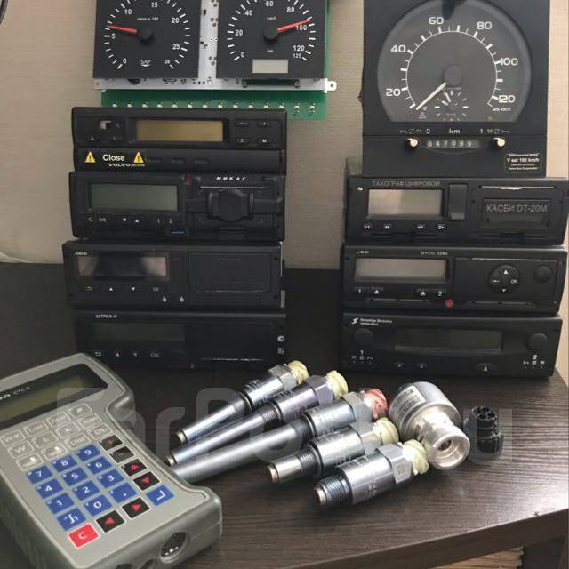 Ремонт, установка, настройка тахографов, датчики скорости в Хабаровске