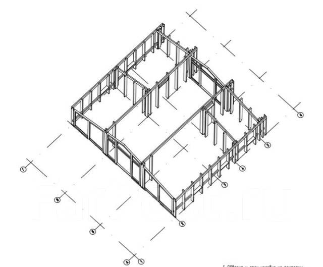 Каркас дубль дома чертеж