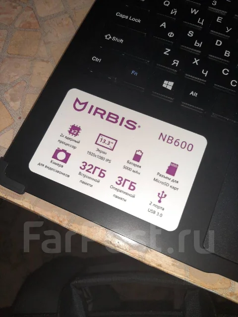 IRBIS. ��� 32 ��, WiFi: 1, Bluetooth: 1 ����