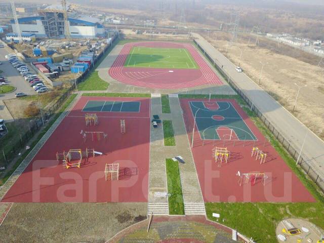 Резиновое покрытие для спортивных площадок, беговых дорожек в Хабаровске