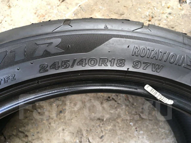 Bridgestone Potenza RE-71R. ������, 2015 ���, �/�, ����� 40 % ����