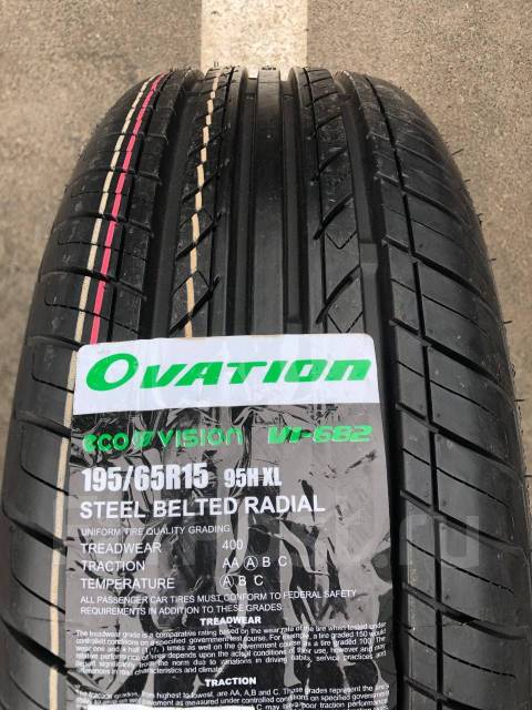 Ovation EcoVision VI-682, 195/65 R15 XL, 15", 5 шт, в наличии, 195 мм ...