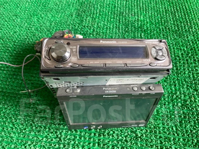 Магнитола Panasonic CQ-M3100 / CN-DV255FD, 2 DIN — 178x100 мм, б/у