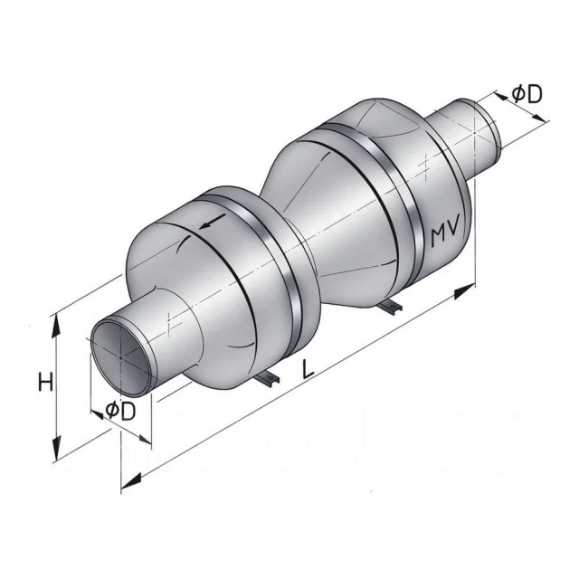��������� Vetus MV090 11,5� 210�702�� ��� ������ �90�� � �������� �������� ����