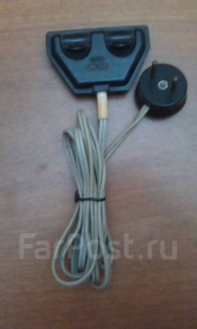 Кабель питания телевизора, сетевой шнур, б/у, в наличии. Цена: 350₽ во  Владивостоке
