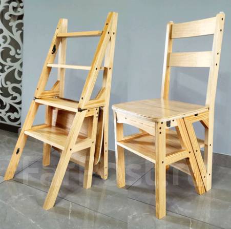 Деревянные складные стулья: идеальный вариант для небольшой кухни
