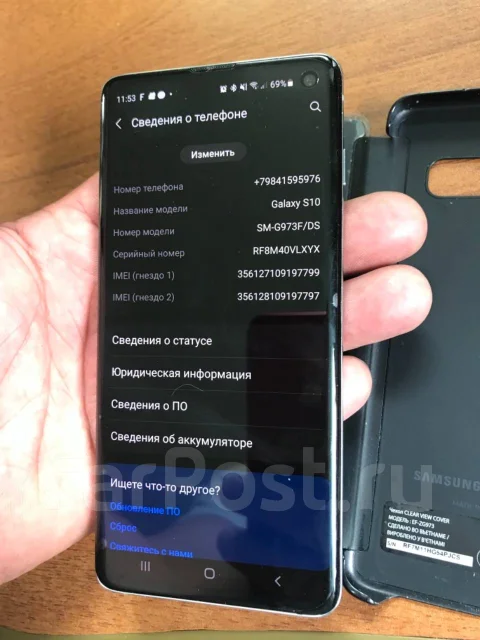 Samsung Galaxy S10. �/�, ���������, 3G, 4G LTE, Dual-SIM, NFC ����
