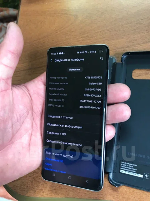 Samsung Galaxy S10. �/�, ���������, 3G, 4G LTE, Dual-SIM, NFC ����