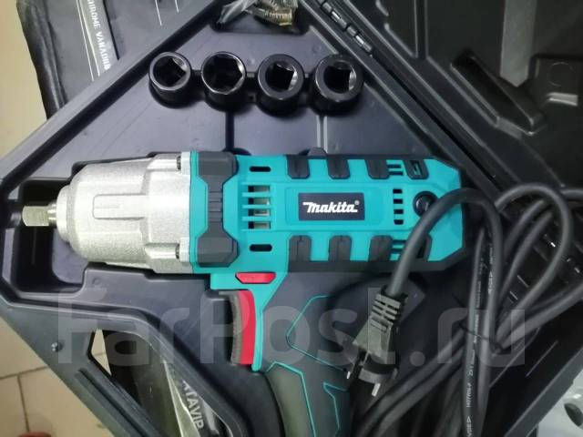 Гайковерт электрический ударный 220 в 900w 520 Nm в кейсе, новый, в ...