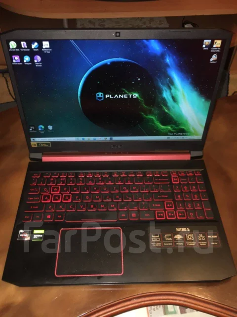 Acer Nitro 5 AN515-43. 15.6", 2,1����, ��� 8 ��, ���� 475���, WiFi: 1, Bluetooth: 1, ����������� �� 7��. ����
