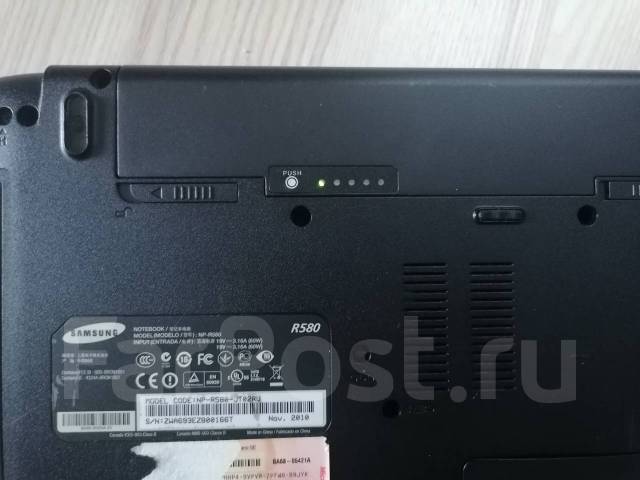 Samsung R580. 15.6", ��� 2048 ��, WiFi: 1 ����