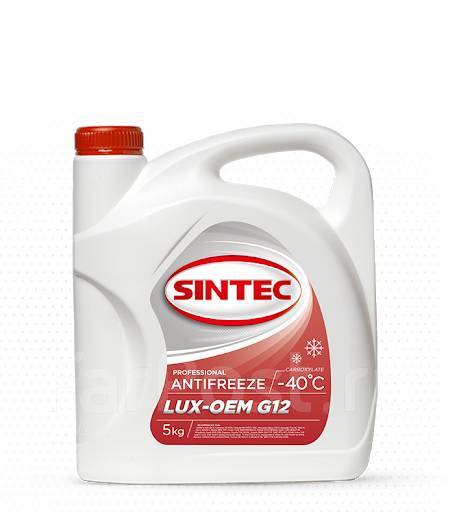 Sintec антифриз красный 5л