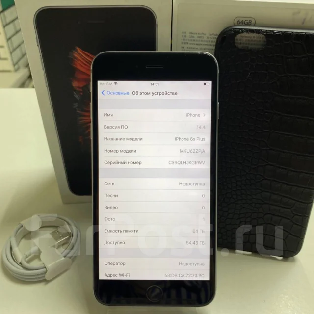 Apple iPhone 6s Plus. �/�, �����, 4G LTE, NFC ����