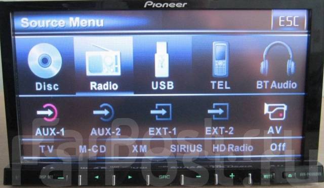 Pioneer avh p4100dvd как подключить bluetooth