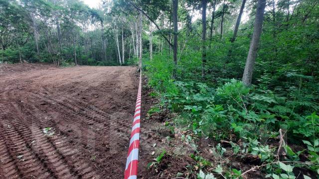 Раскорчёвка разработка участков. Вскопка дачи трактором вспахать землю ...