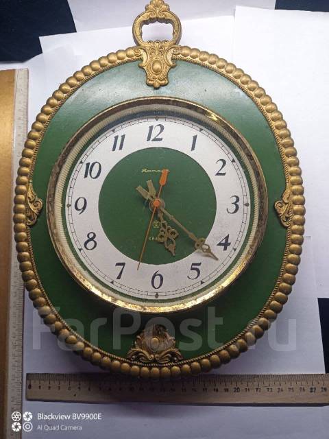 Настенные часы Янтарь кварц на ходу Винтаж СССР КПЗ№32, б/у, в наличии. Цена: 1 000₽ во Владивостоке