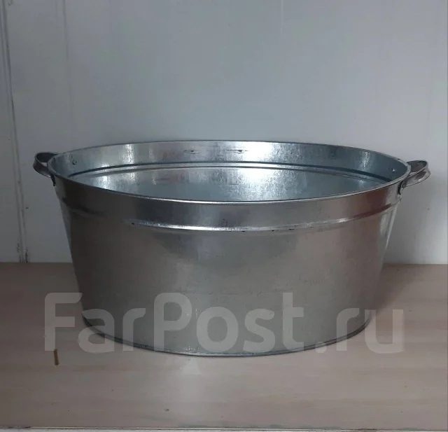 Ванна оцинкованная (40 л ). таз, новый, в наличии. Цена: 1 395? во ...
