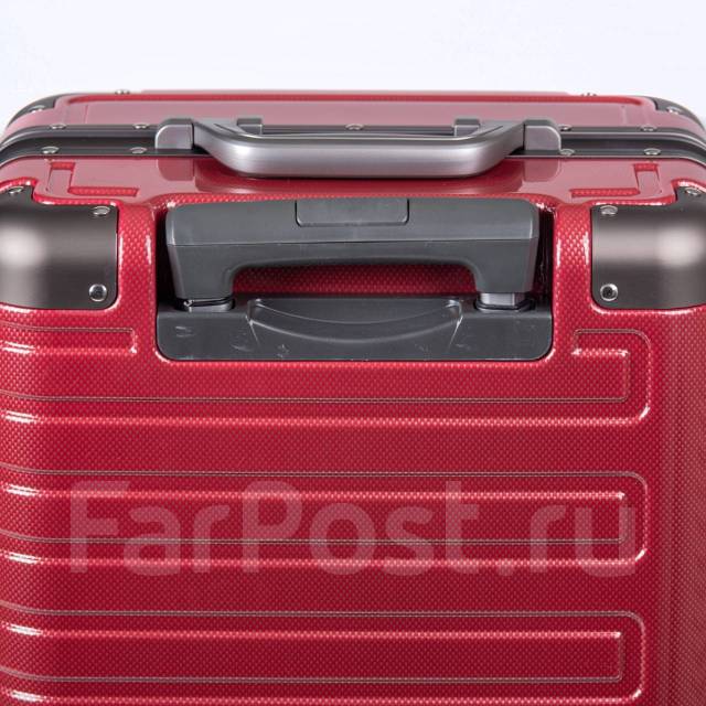 Чемодан Carbon print, размер L, 28 дюймов, Красный, для всех, новый, в ...