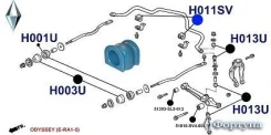 ������ ���� H011SV 29.5�� 51306-SX0-003 ���������� H011SV ����