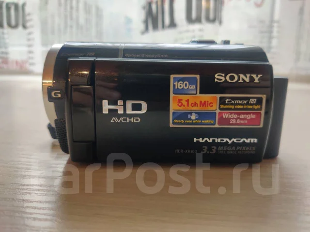 Sony HDR-XR160E. ����� 4-� ��, ��� ��������� ����