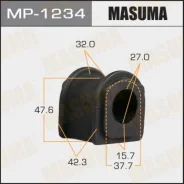 ������ ������������� Masuma MP-1234 / front, GS450H, IS250 / GWS191L, GSE20L [��.2] Masuma, �������� MP1234 ����