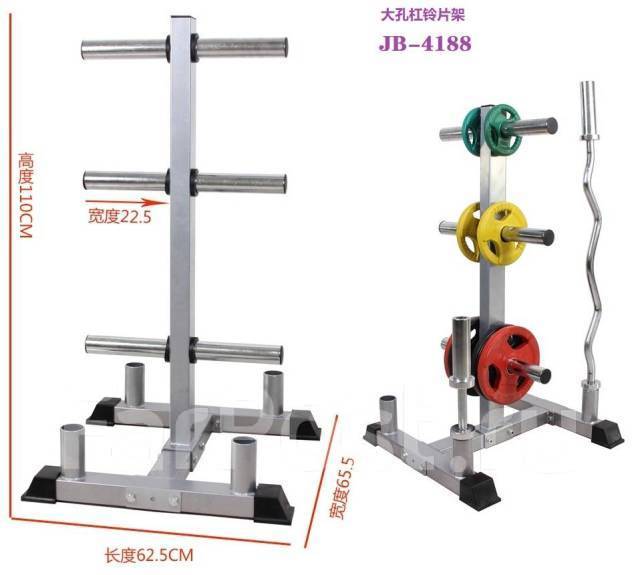 Стойка для хранения блинов от штанги