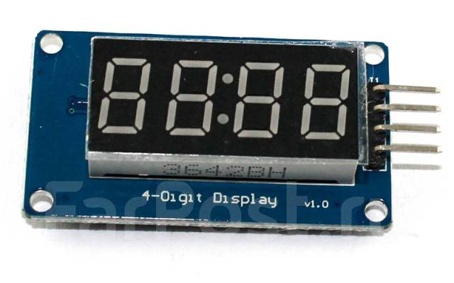 Tm1637 схема подключения