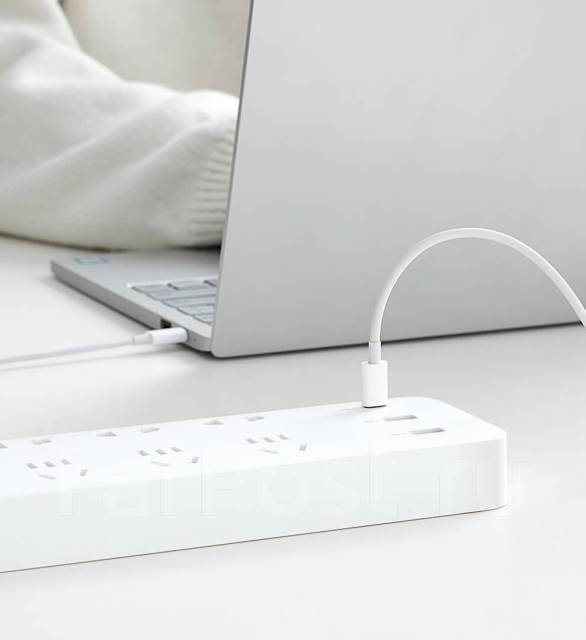 Сетевой фильтр Xiaomi ZMI Power Strip 6 розеток, Type-C 65W Евровилка ...