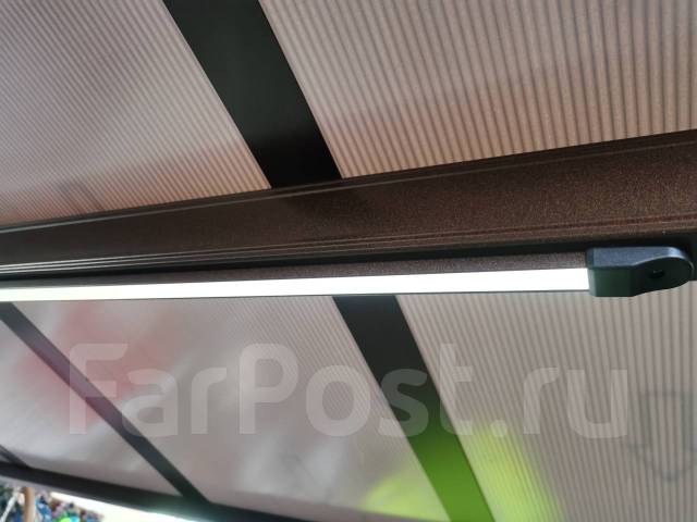 Качеля садовая с крышей из поликарбоната № А073. Новинка, новый, под ...