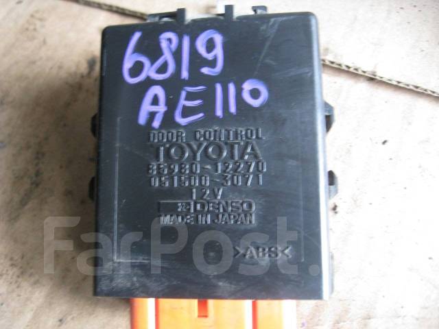 Door control toyota 85980 схема