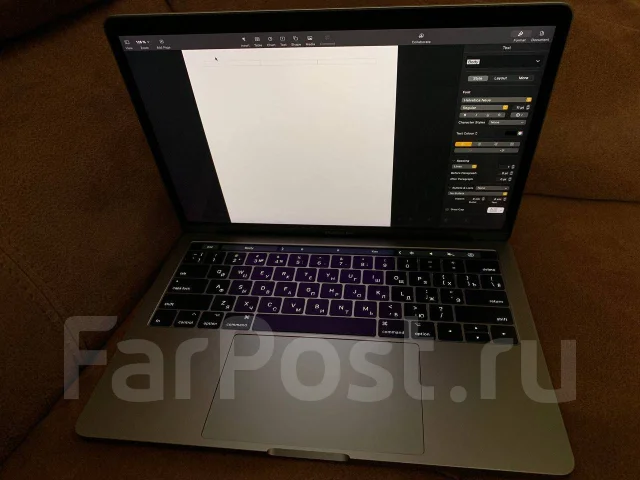 Apple MacBook Pro 13 2017 Mid. 13", 3,1����, ��� 8 ��, ���� 512���, WiFi: 1, Bluetooth: 1 ����