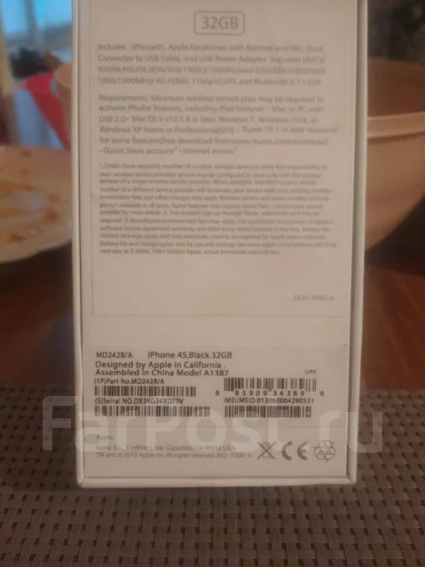 Apple iPhone 4s. �/�, ������ ����