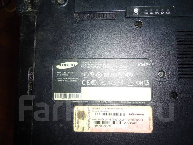 R540 samsung нет изображения
