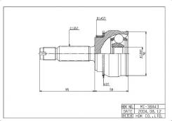 ���� �������� ����� 29*57*25 Lancer / Cedia / Airtrake / Outlander JCT0073A ����