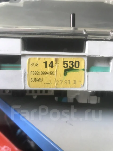 Не работает спидометр субару легаси