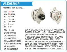 ��������� Krauf ALD9620LP 70A PC300-8 D65-15 D155 ALD9620LP ����
