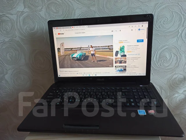 Asus X52. 15.6", 2,4����, ��� 4 ��, ���� 320���, WiFi: 1, ����������� �� 1��. ����