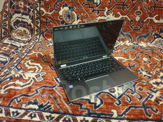 Acer Spin 1. 11.6", 1,1����, ��� 4 ��, ���� 64���, WiFi: 1, Bluetooth: 1, ����������� �� 12��. ����