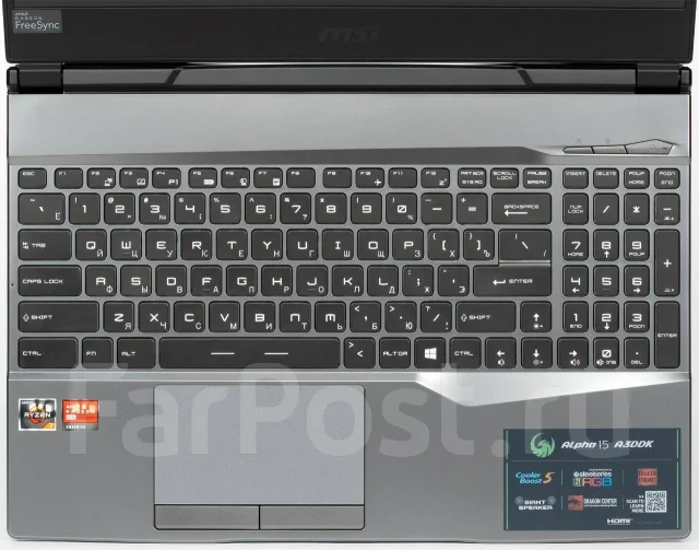 MSI Alpha 15. 15.6", 2,3����, ��� 16 ��, ���� 500���, WiFi: 1, Bluetooth: 1, ����������� �� 5��. ����