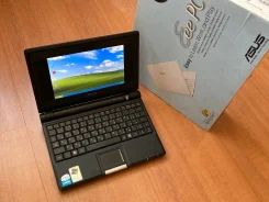 Asus Eee PC 701. 7", 0,7����, ��� 1024 ��, ���� 4���, WiFi: 1, ����������� �� 2��. ����