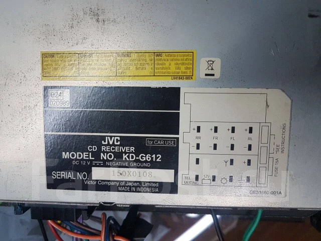 JVC KD-G612 ����