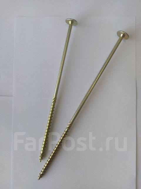 Саморез конструкционный (torx ) 8х200, 8х240, 8х280 для сборки сруба, в ...