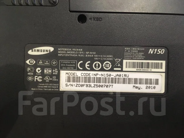 Samsung N150. WiFi: 1 ����