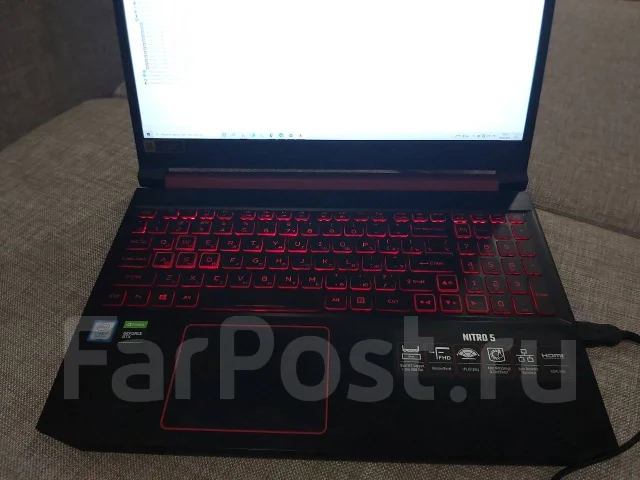 Acer Nitro 5 AN515-54. 15.6", 3,3����, ��� 16 ��, ���� 1 000���, WiFi: 1, Bluetooth: 1, ����������� �� 6��. ����