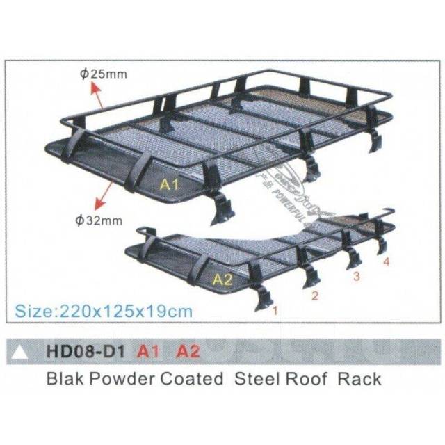Багажник стальной экспедиционный - Чертежи, 3D Модели, Проекты, Детали и узлы ав