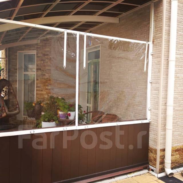 Шторы для беседок (мягкое стекло), новый, под заказ. Цена: 1 200₽ во ...