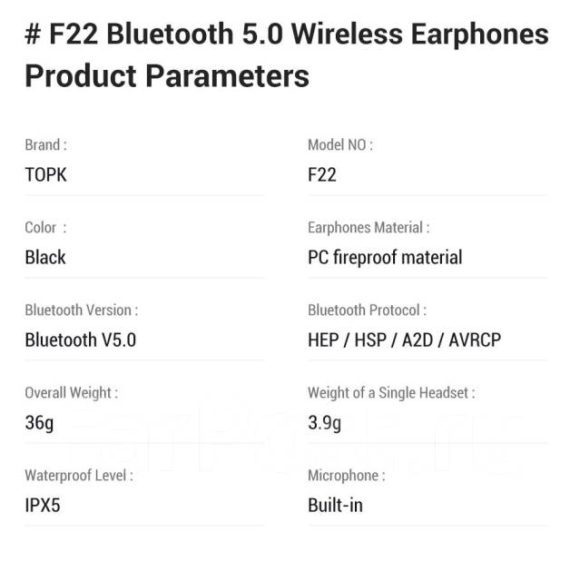 Topk f22 tws hot sale