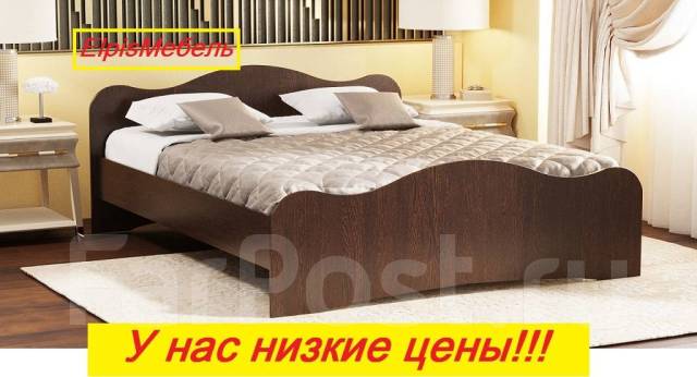 Кровать №5 1200*2000 мм цв. Венге. (Росиия) В наличии, полутороспальная ...