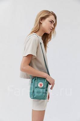 100 Fjallraven Kanken Sling Frost Green 6 750